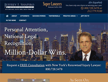 Tablet Screenshot of jeffshapirolaw.com